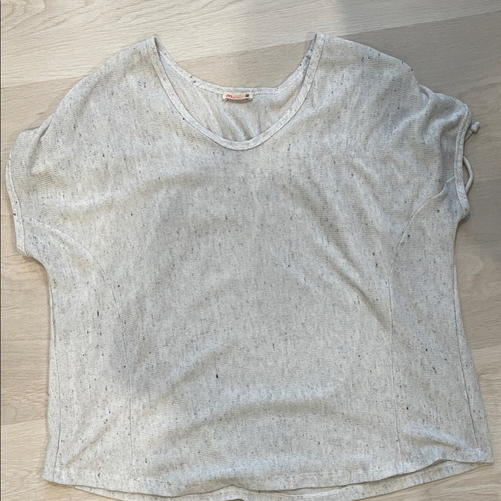 Maronie Gray Flecked Women's Top